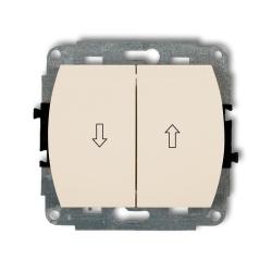 Karlik Trend beżowy - łącznik żaluzyjny odbijający - 1WP-8 Karlik