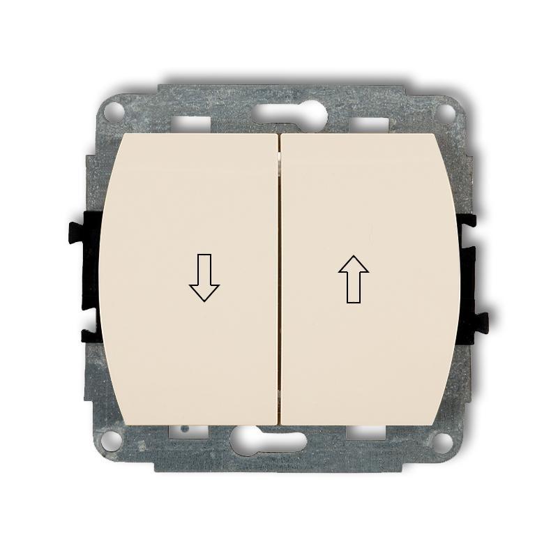 Karlik Trend beżowy - łącznik żaluzyjny odbijający - 1WP-8