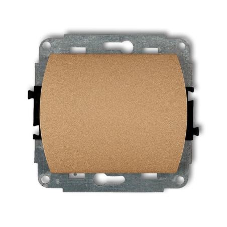 Karlik Trend złoty metalik - łącznik jednobiegunowy - 8WP-1P