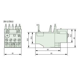 Przekaźnik przeciążeniowy ZB12-10