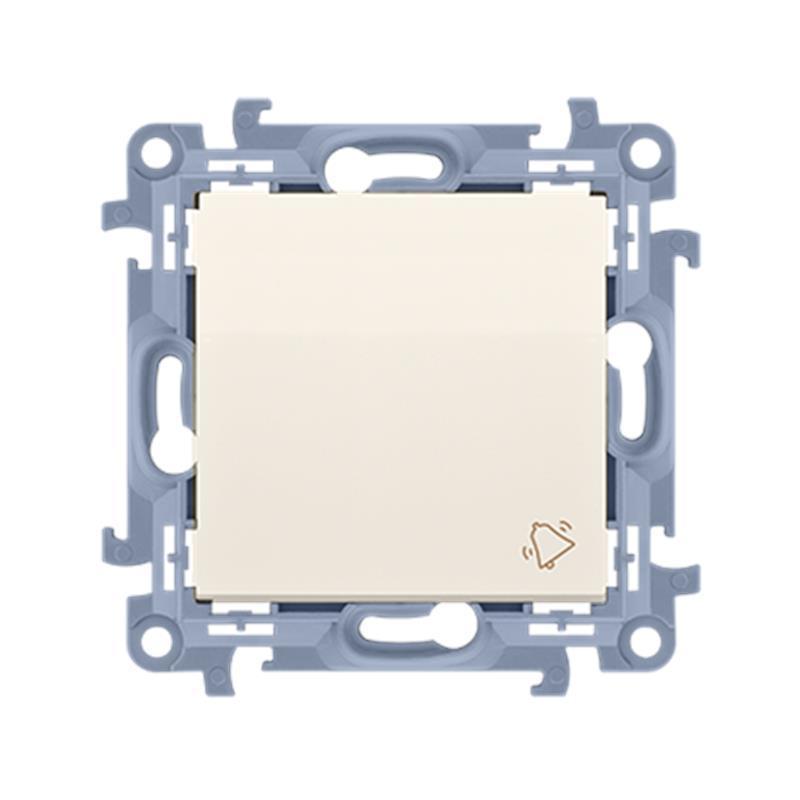 Simon 10 kremowy - przycisk dzwonek CD1.01/41