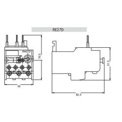 Przekaźnik termiczny RE27D-17 ETI Polam