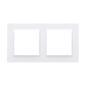 Simon 10 biały - ramka podwójna CR2/11