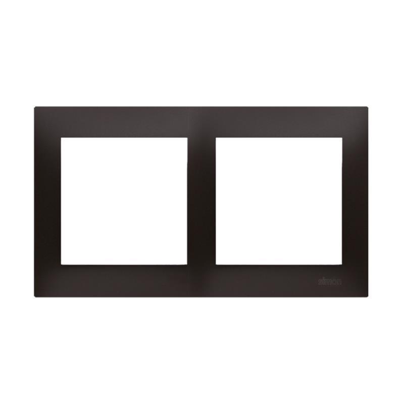 Simon 54 Premium antracyt - ramka podwójna DR2/48