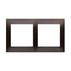 Simon 54 Premium brąz mat - ramka podwójna DR2/46