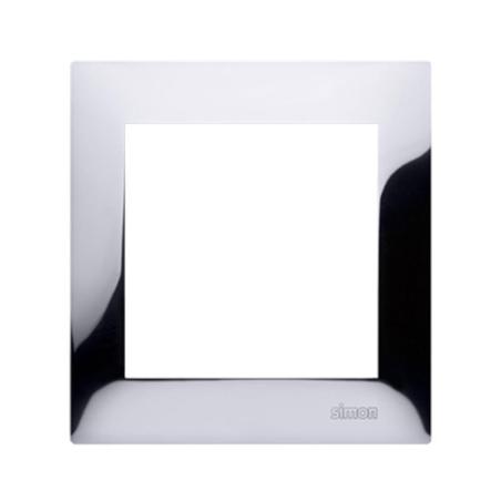 Simon 54 Premium chrom metal - ramka pojedyncza DR1/63