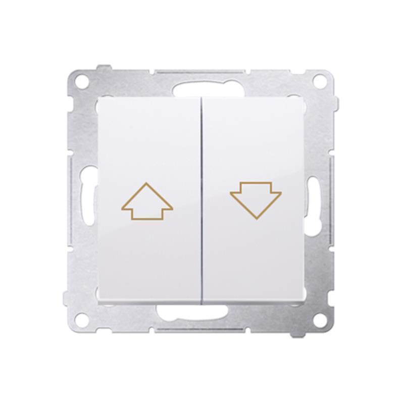 Simon 54 Premium biały - łącznik żaluzyjny odbijający 10AX DZP1.01/11