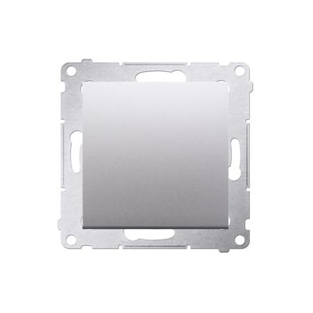 Simon 54 Premium srebrny mat - przycisk pojedynczy rozwierny 10AX DPR1.01/43