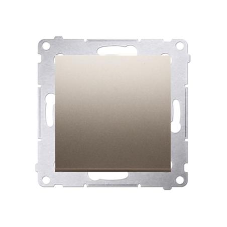 Simon 54 Premium złoty mat - przycisk pojedynczy zwierny 10AX DP1.01/44