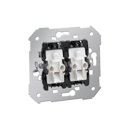 Simon 82 - przycisk podwójny zwierny z podświetleniem - 75393-39 Kontakt-Simon