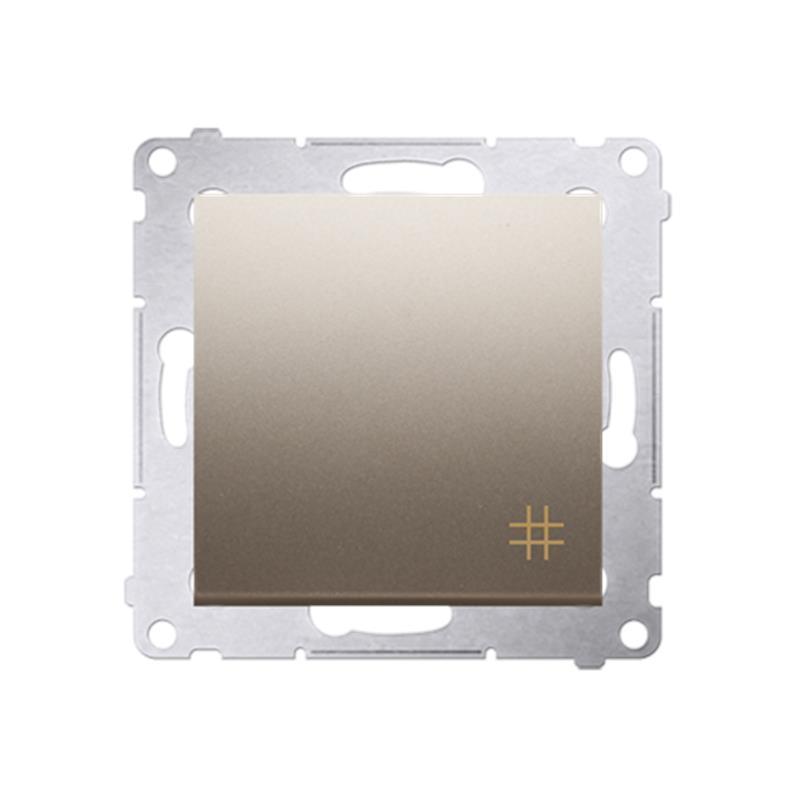 Simon 54 Premium złoty mat - łącznik krzyżowy 16AX DW7A.01/44 Simon 54 Premium złoty mat - łącznik krzyżowy 16AX DW7A.01/44