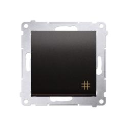 Simon 54 Premium antracyt - łącznik krzyżowy 10AX DW7.01/48