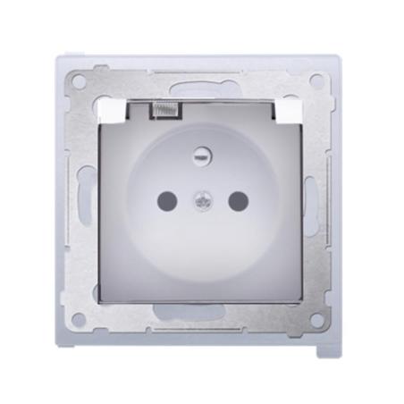 Simon 54 Premium biały - gniazdo z przesłonami z uszczelką DGZ1BZ.01/11A