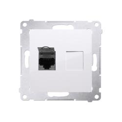 Simon 54 Premium biały - gniazdo komputerowe RJ45 pojedyncze D61.01/11