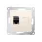 Simon 54 Premium kremowy - gniazdo komputerowe RJ45 pojedyncze D61.01/41