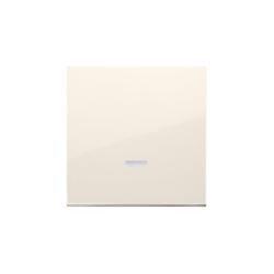 Simon 54 Premium kremowy - klawisz pojedynczy z oczkiem do łączników i przycisków podświetlanych DKW1L/41