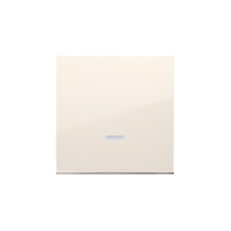 Simon 54 Premium kremowy - klawisz pojedynczy z oczkiem do łączników i przycisków podświetlanych DKW1L/41