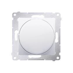 Simon 54 Premium biały - ściemniacz naciskowo-obrotowy DS9T.01/11