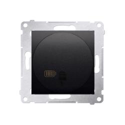 Simon 54 Premium antracyt - łącznik zdalnie sterowany z przekaźnikiem DWP10P.01/48