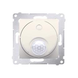 Simon 54 Premium kremowy - wyłącznik z czujnikiem ruchu tranzystorowy DCR10T.01/41