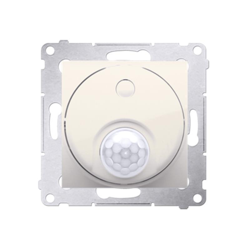 Simon 54 Premium kremowy - wyłącznik z czujnikiem ruchu tranzystorowy DCR10T.01/41