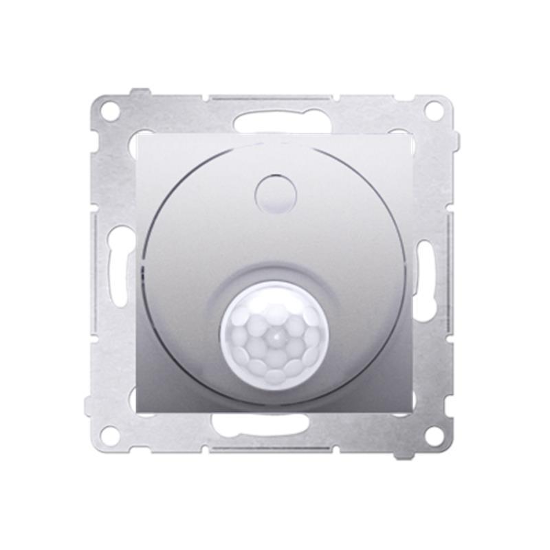 Simon 54 Premium srebrny mat - wyłącznik z czujnikiem ruchu tranzystorowy DCR10T.01/43