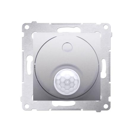 Simon 54 Premium srebrny mat - wyłącznik z czujnikiem ruchu tranzystorowy DCR10T.01/43