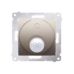 Simon 54 Premium złoty mat - wyłącznik z czujnikiem ruchu tranzystorowy DCR10T.01/44