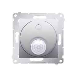 Simon 54 Premium srebrny mat - wyłącznik z czujnikiem ruchu z przekaźnikiem DCR10P.01/43