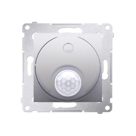 Simon 54 Premium srebrny mat - wyłącznik z czujnikiem ruchu z przekaźnikiem DCR10P.01/43