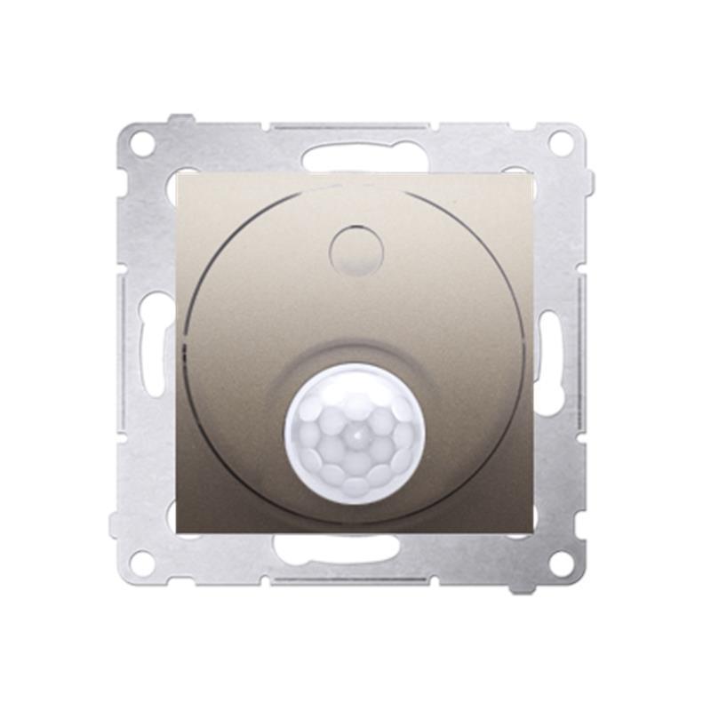 Simon 54 Premium złoty mat - wyłącznik z czujnikiem ruchu z przekaźnikiem DCR10P.01/44