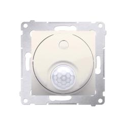 Simon 54 Premium kremowy - wyłącznik z czujnikiem ruchu z przekaźniekiem do obiektów użyteczności publicznej DCR11P.01/41