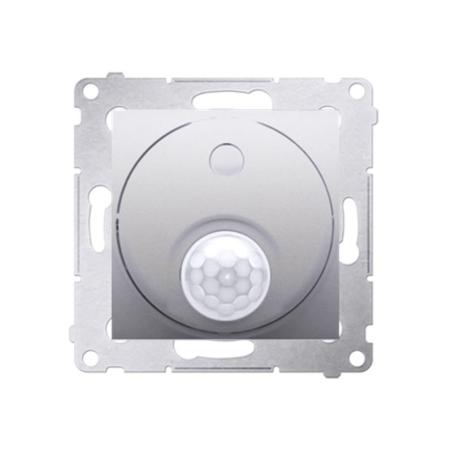 Simon 54 Premium srebrny mat - wyłącznik z czujnikiem ruchu z przekaźniekiem do obiektów użyteczności publicznej DCR11P.01/43