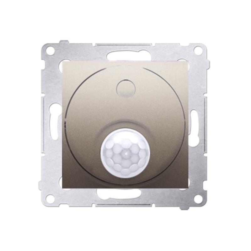 Simon 54 Premium złoty mat - wyłącznik z czujnikiem ruchu z przekaźniekiem do obiektów użyteczności publicznej DCR11P.01/44