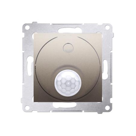 Simon 54 Premium złoty mat - wyłącznik z czujnikiem ruchu z przekaźniekiem do obiektów użyteczności publicznej DCR11P.01/44