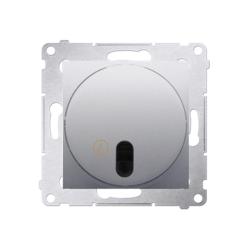 Simon 54 Premium srebrny mat - wyłącznik czasowy tranzystorowy DWC10T.01/43