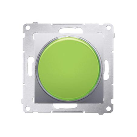 Simon 54 Premium srebrny mat - sygnalizator świetlny LED DSS3.01/43