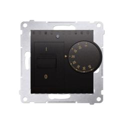 Simon 54 Premium antracyt - regulator temperatury z czujnikiem wew. DRT10W.02/48