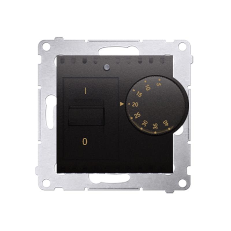 Simon 54 Premium antracyt - regulator temperatury z czujnikiem wew. DRT10W.02/48