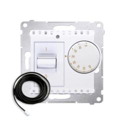 Simon 54 Premium biały - regulator temperatury z czujnikiem zew. DRT10Z.02/11