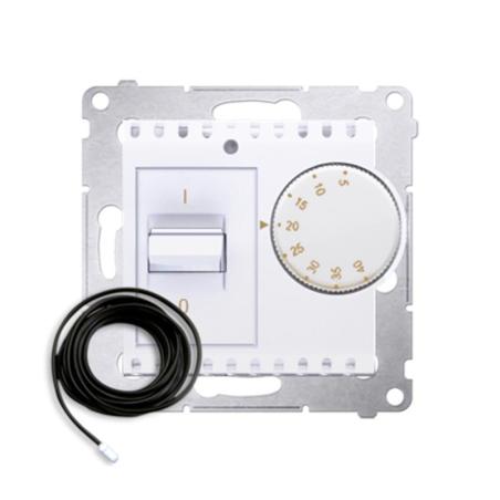 Simon 54 Premium biały - regulator temperatury z czujnikiem zew. DRT10Z.02/11
