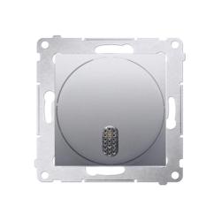 Simon 54 Premium srebrny mat - dzwonek elektroniczny 230V DDS1.01/43