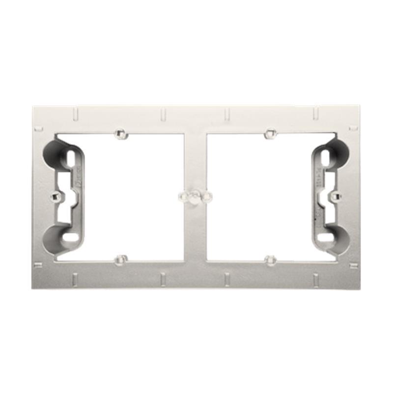 Simon 54 Premium kremowy - puszka natynkowa 2-krotna DPN2/41