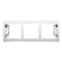 Simon 54 Premium biały - puszka natynkowa 3-krotna DPN3/11