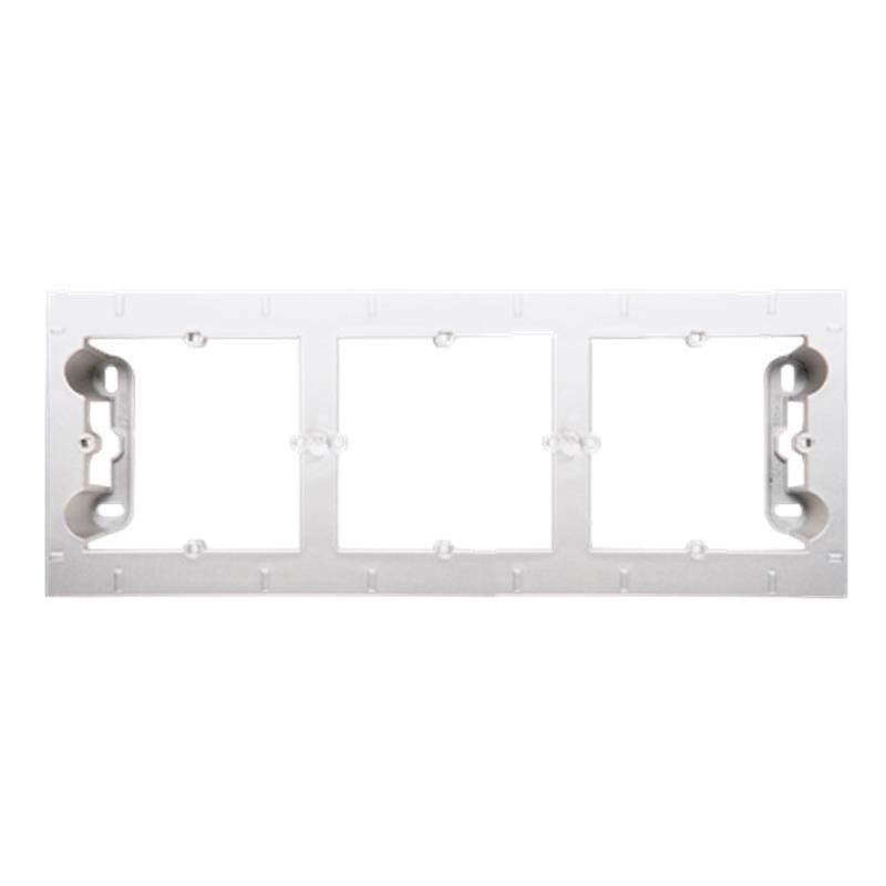 Simon 54 Premium biały - puszka natynkowa 3-krotna DPN3/11