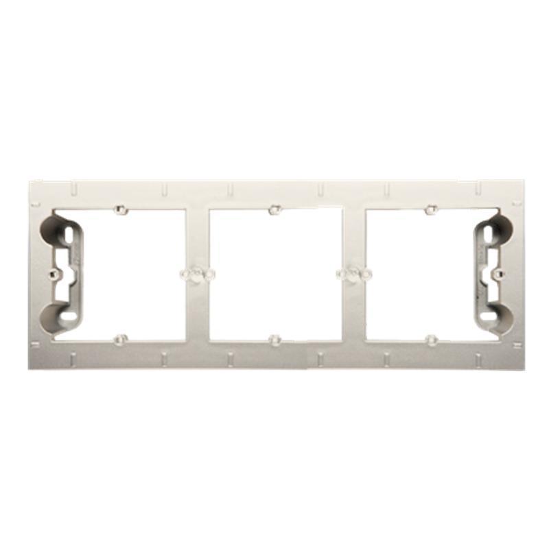 Simon 54 Premium kremowy - puszka natynkowa 3-krotna DPN3/41