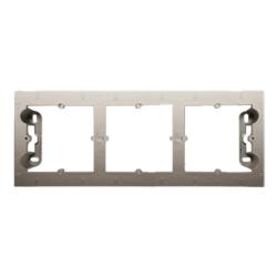 Simon 54 Premium złoty mat - puszka natynkowa 3-krotna DPN3/44