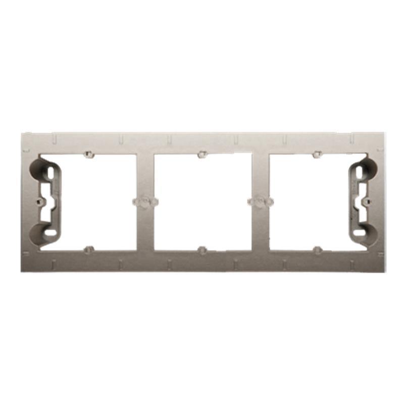 Simon 54 Premium złoty mat - puszka natynkowa 3-krotna DPN3/44