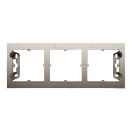 Simon 54 Premium złoty mat - puszka natynkowa 3-krotna DPN3/44