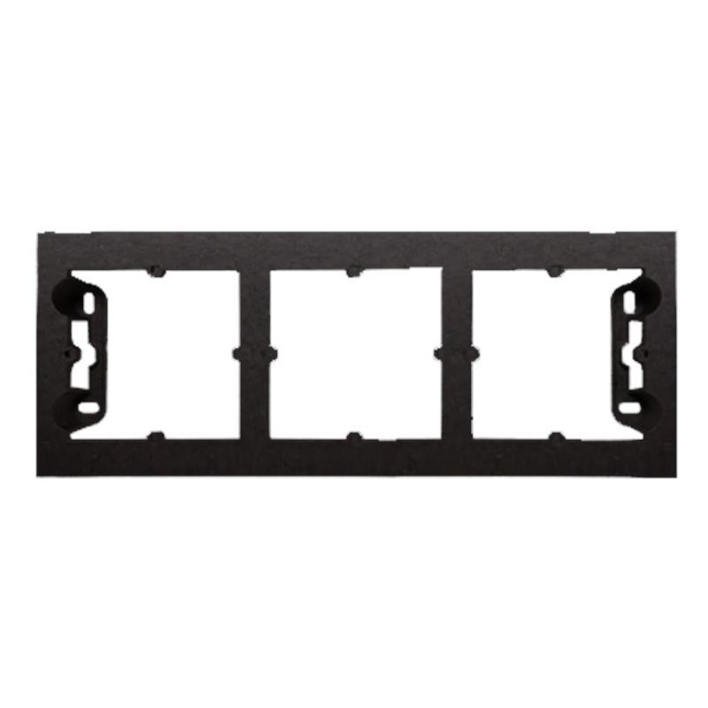 Simon 54 Premium antracyt - puszka natynkowa 3-krotna DPN3/48